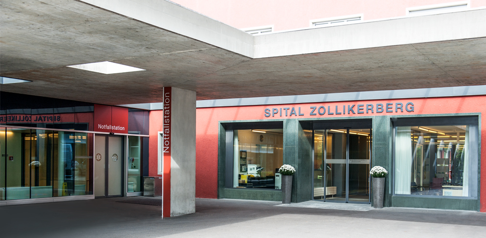 Haupteingang Spital Zollikerberg